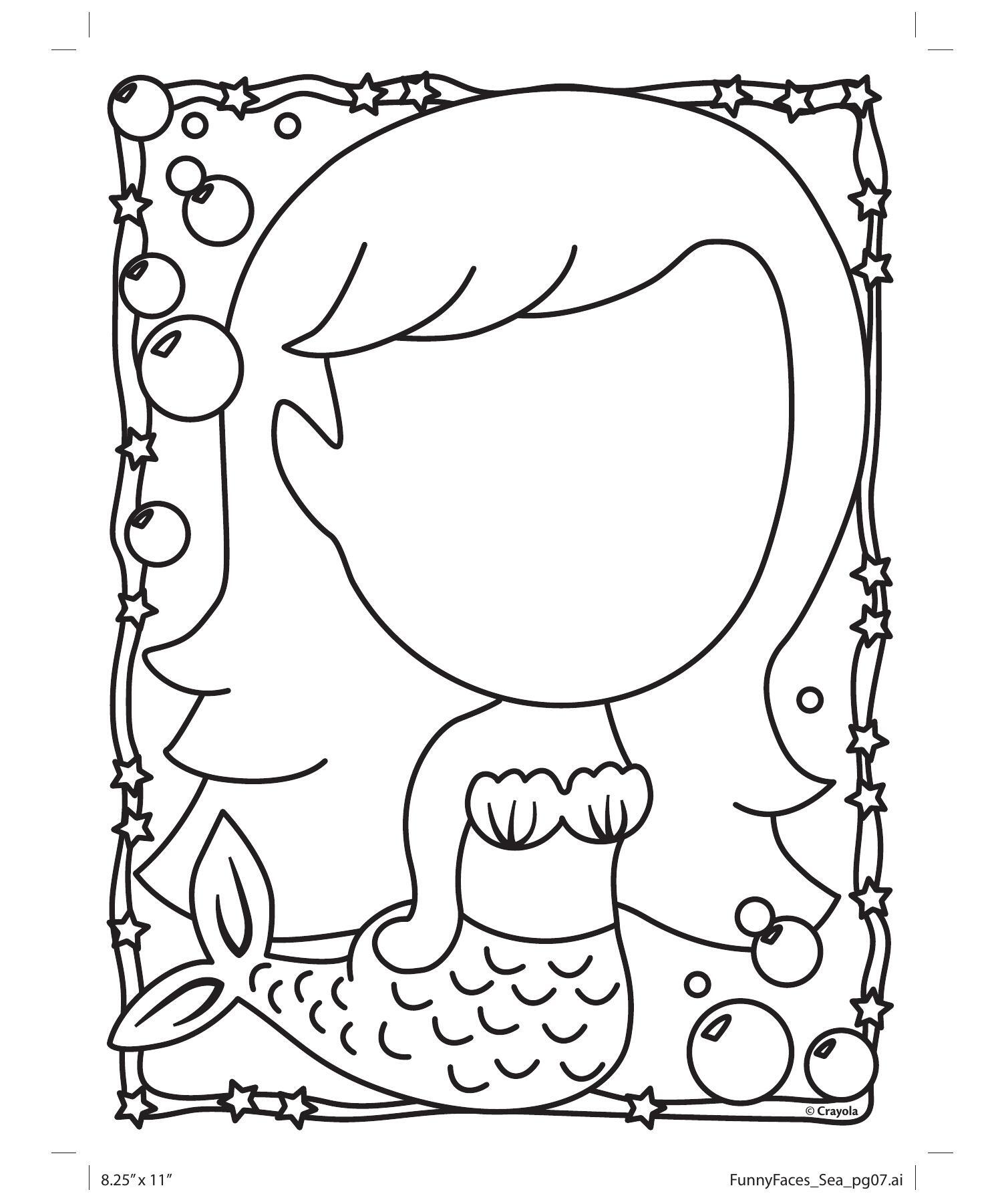Funny Faces Mermaid