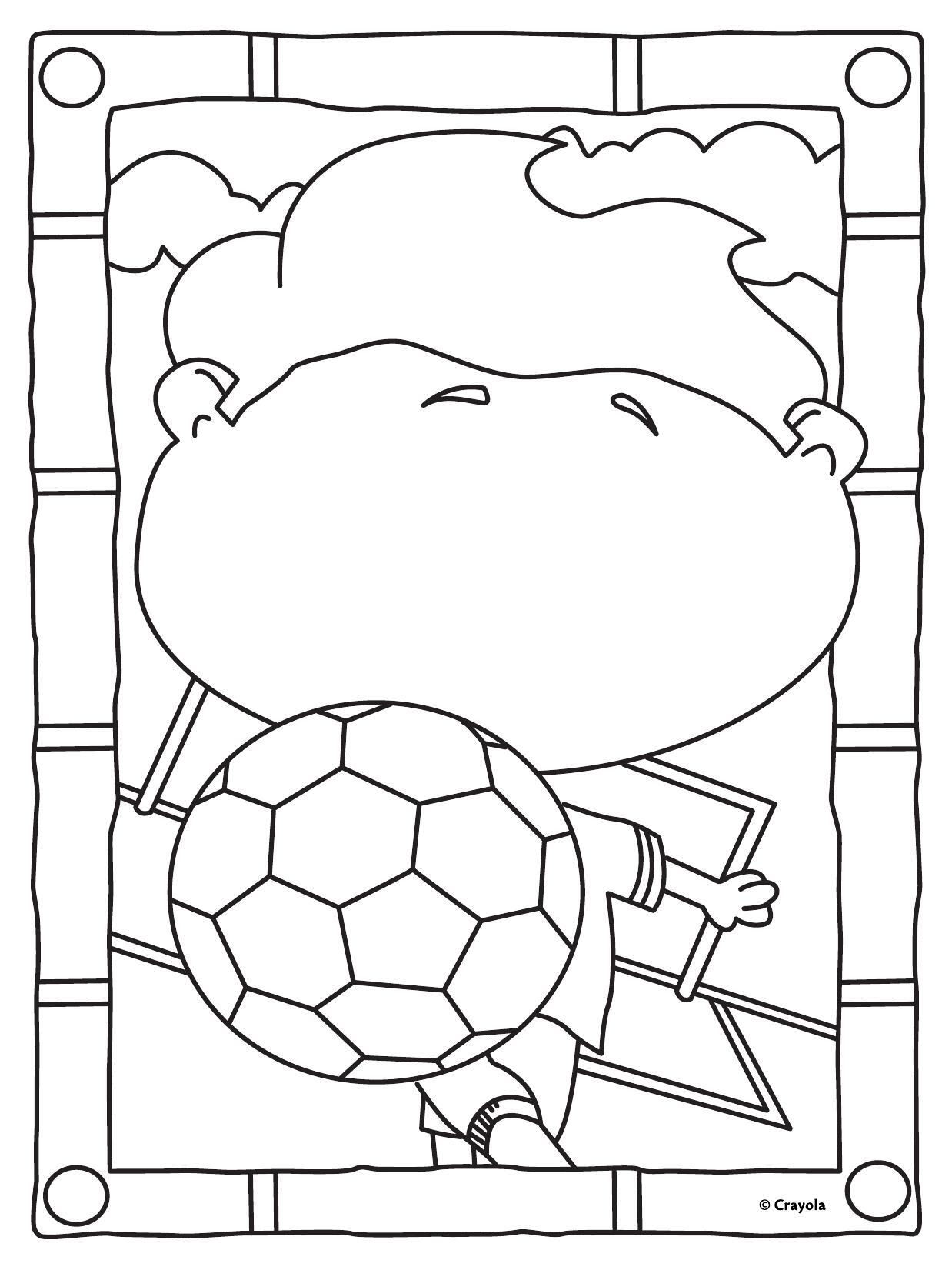 Funny Faces Soccer Player