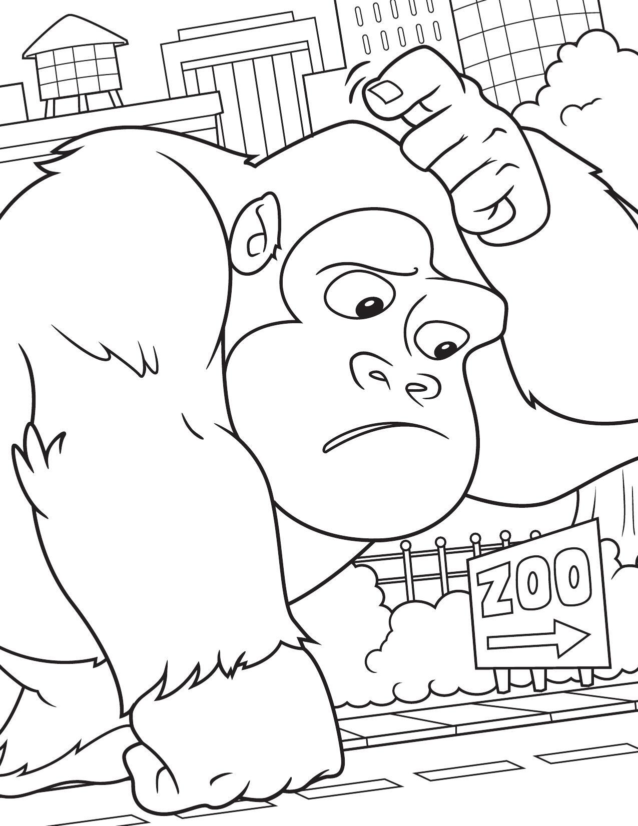 Giant Gorilla Sketch