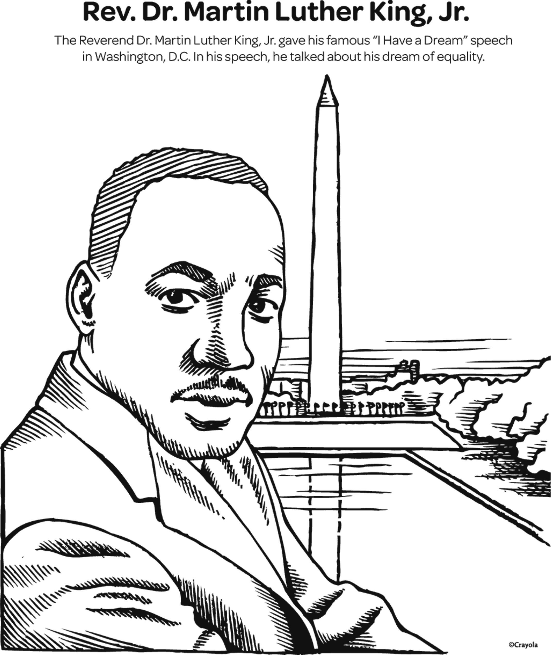 Historical Figure Rev Dr Martin Luther King Jr