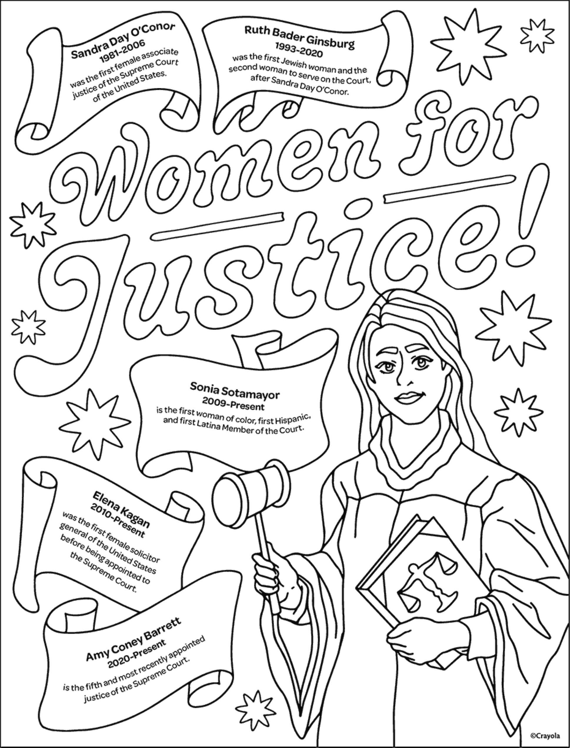 Historical Figure Women For Justice Supreme Court