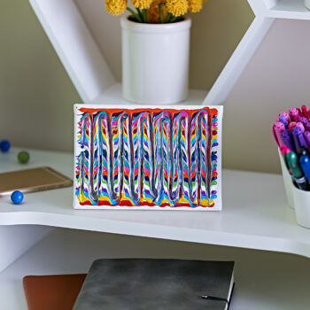 Abstract Acrylic Canvas Painting