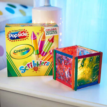 Crayola Scribblers Popsicle Stick Candle Holder