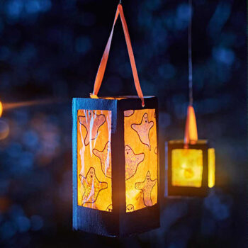 Milk Carton Halloween Lantern