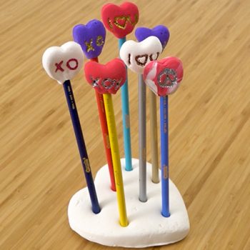 Heart Pencil Toppers