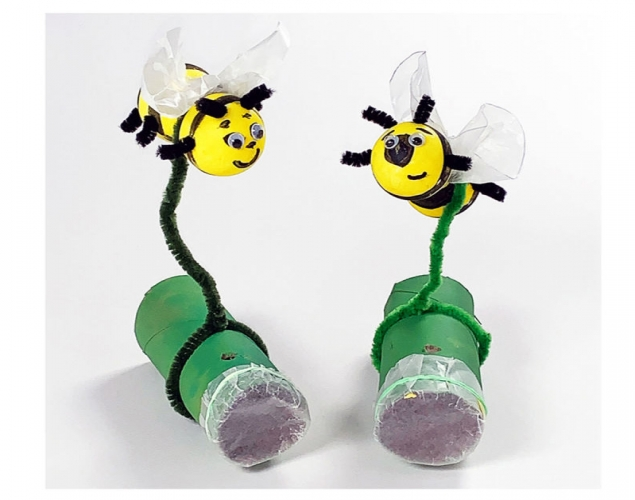 BUZZY BEE – Creating a Kazoo Puppet