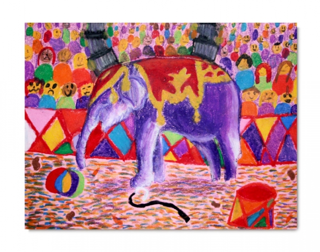 DRAWING WITH OIL PASTELS – Composition, Space