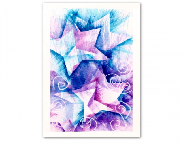 GREETINGS! – Stencil Print, Space, Shape