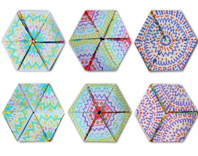 HEXA-HEXAFLEXAGONS – Pattern, Colour, Geometry
