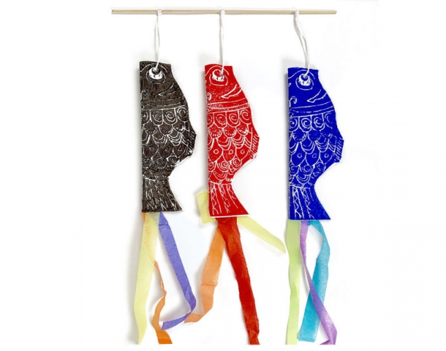 KOINOBORI - JAPANESE WINDSOCKS – Printmaking, Pattern