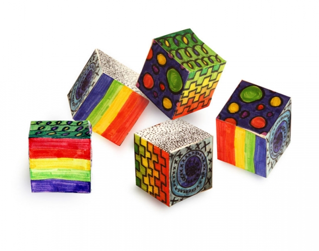 PATTERN CUBE –  Hexahedron, Pattern, Space