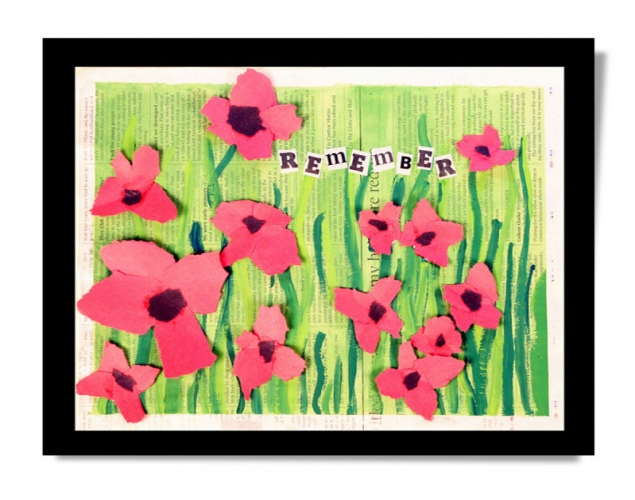 REMEMBRANCE DAY – Mixed Media, Contrast, Rhythm