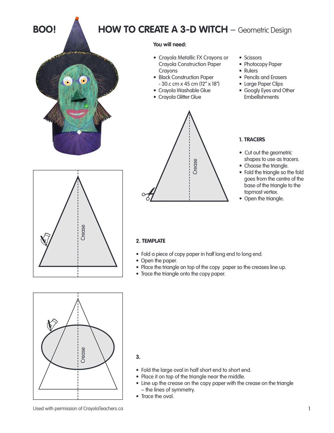 How To Create a 3-D Witch
