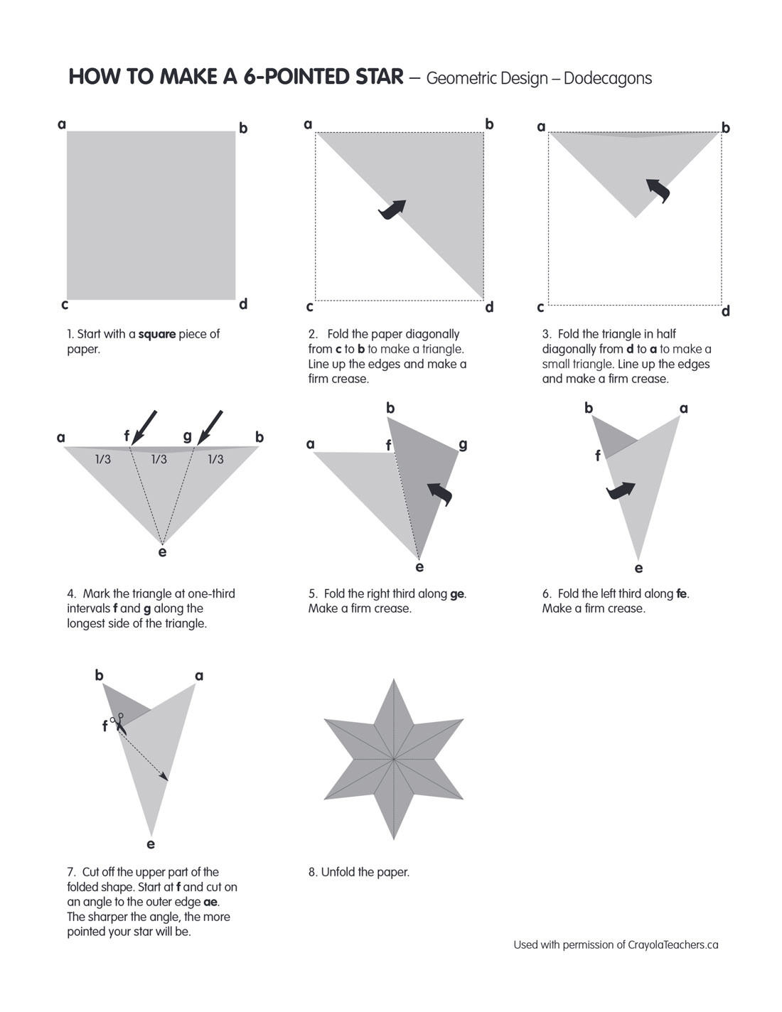 How to Make a 6-Sided Star